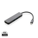Hub USB 3.0 i USB typu C Terra, wejscie HDMI 4K, RABS P308.652 - szary