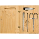 Zestaw do manicure, 4 el. V1525-16 - brazowy