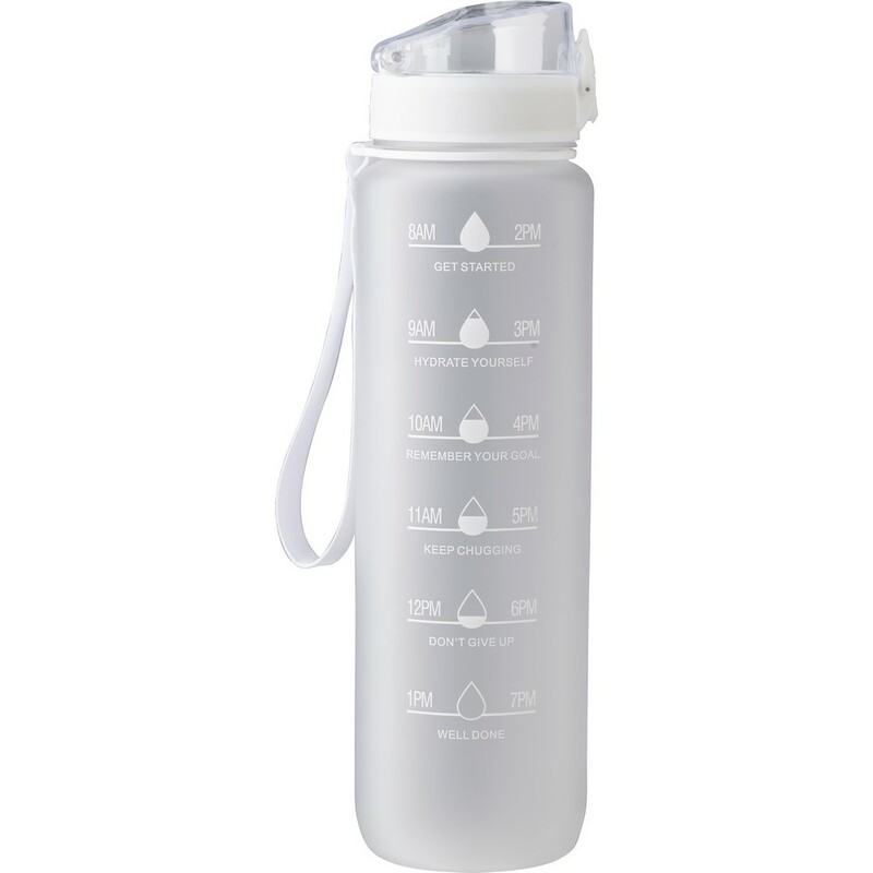 Butelka motywacyjna 1000 ml RPET V1541-00 - neutralny