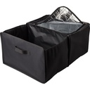 Skladany organizer samochodowy, przegroda termoizolacyjna V1554-03 - czarny