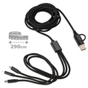 Kabel do ładowania V1562-03 - czarny