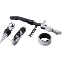 Zestaw do wina, 4 el. V1680-16 - brązowy