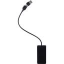 Hub USB i USB typu C V1689-03 - czarny