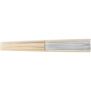 Wachlarz z bambusa V2201-02 - bialy