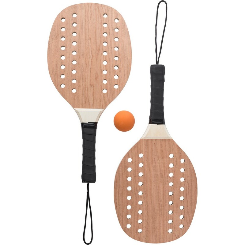 Zestaw do tenisa V2205-16 - brązowy