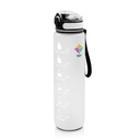 Butelka motywacyjna 1000 ml | Bennie V2245-02 - bialy