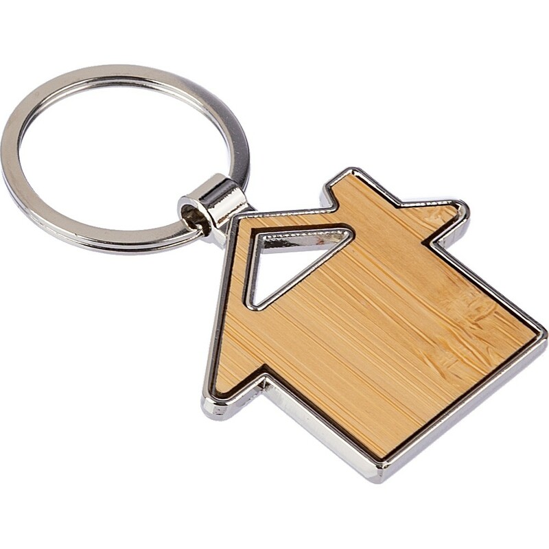 Brelok do kluczy "dom" VA168-16 - brązowy