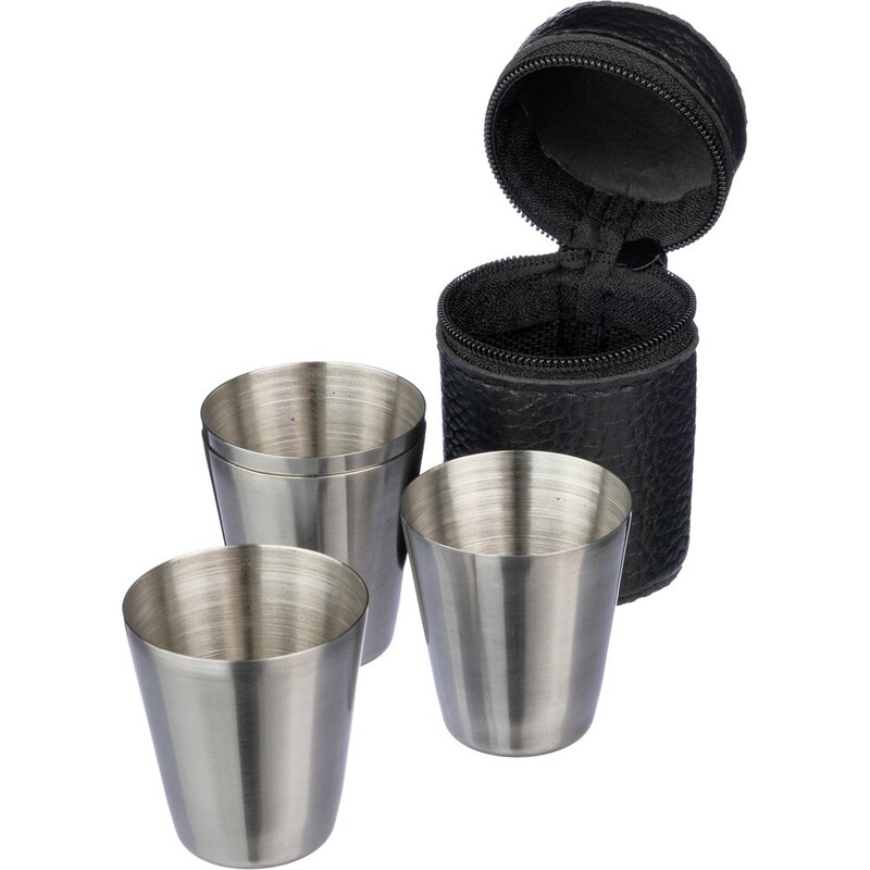 Zestaw metalowych kieliszkow VA134-03 - czarny