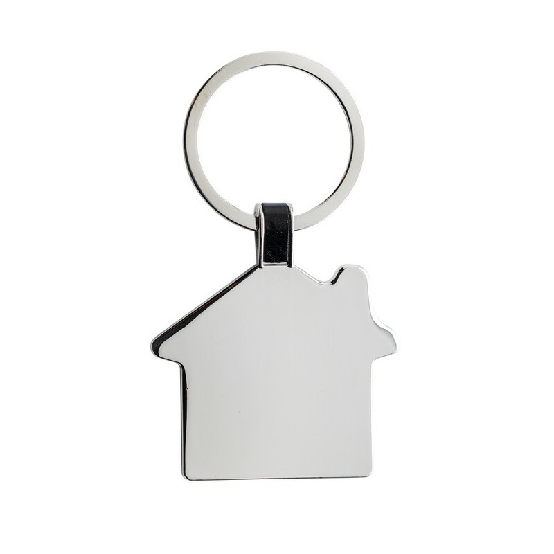 Brelok do kluczy "domek" P191.6202 - srebrny