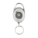 Brelok do kluczy, ski pass, RABS P191.6503 - bialy