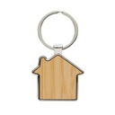 Brelok do kluczy "domek" P191.6909 - brazowy