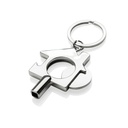 Brelok do kluczy 3 w 1 P191.7102 - srebrny