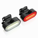 Zestaw lampek do rowera Lumino P513.8401 - czarny
