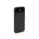 Power bank 10000 mAh ze zintegrowanymi kablami Turbopack P322.5801 - czarny
