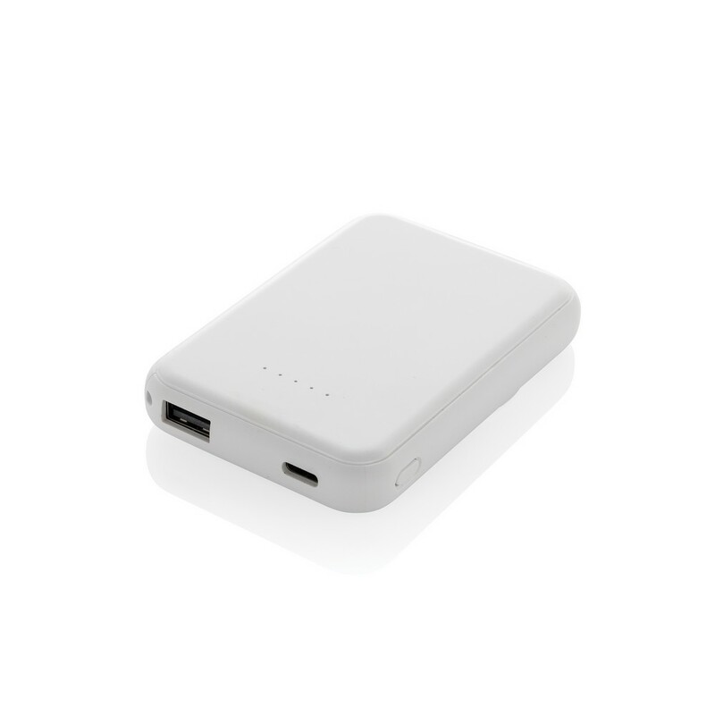 Magnetyczny bezprzewodowy power bank 5000 mAh, 5W Stellar P322.5903 - biały