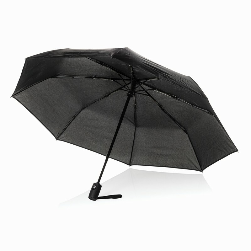 Parasol automatyczny 21" Swiss Peak Vito AWARE™ RPET P850.7301 - czarny