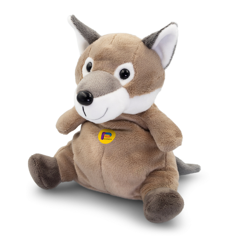 Pluszowy wilk | Loki HE842-19 - szary