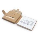 Zestaw do kolorowania, kredki | Alondra VA052-00 - neutralny