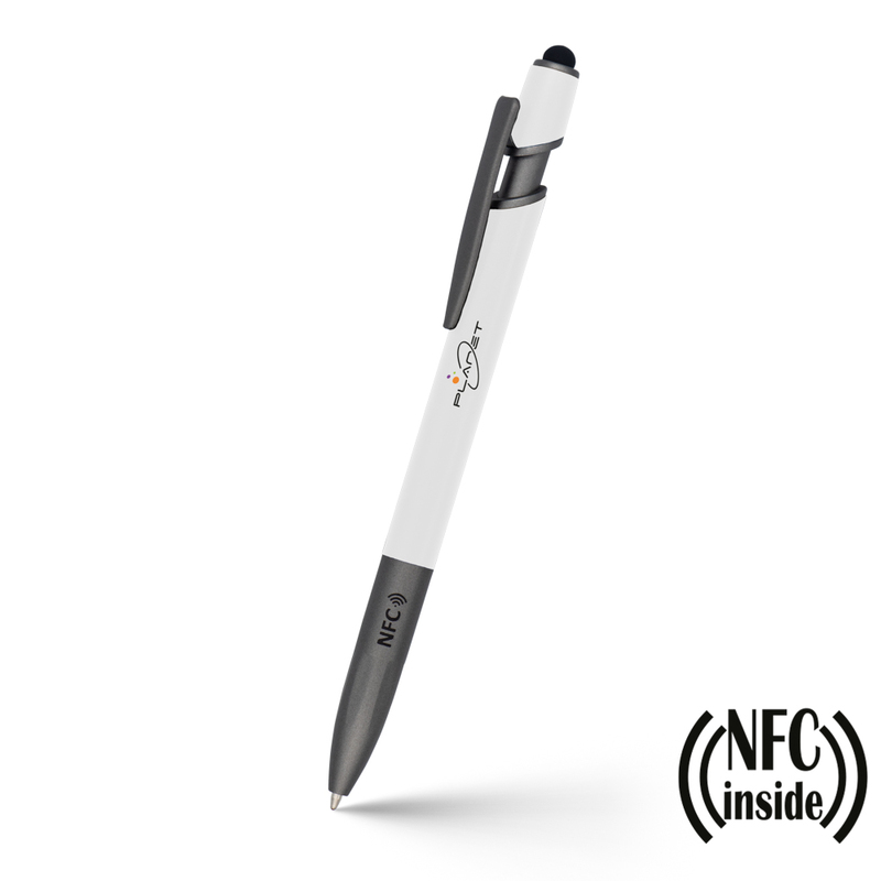 Długopis z chipem NFC | Teagan VA084-02 - biały