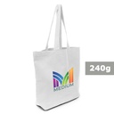 Torba bawelniana na zakupy | Ornell VA088-02 - bialy