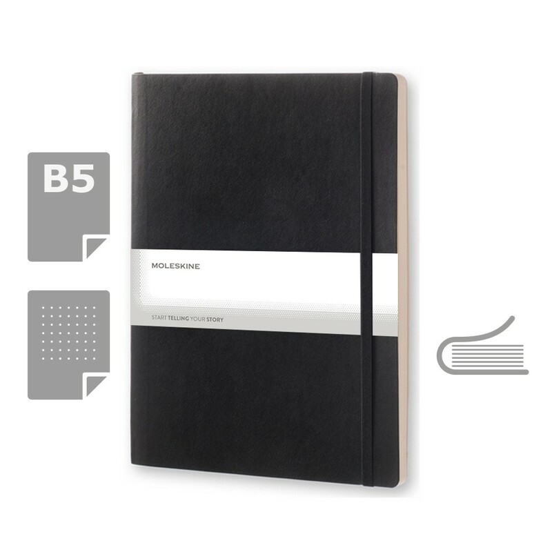 MOLESKINE Notatnik ok. B5 VM408-03 - czarny