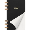 Spiralny kalendarz MOLESKINE VM790-03/2026 - czarny