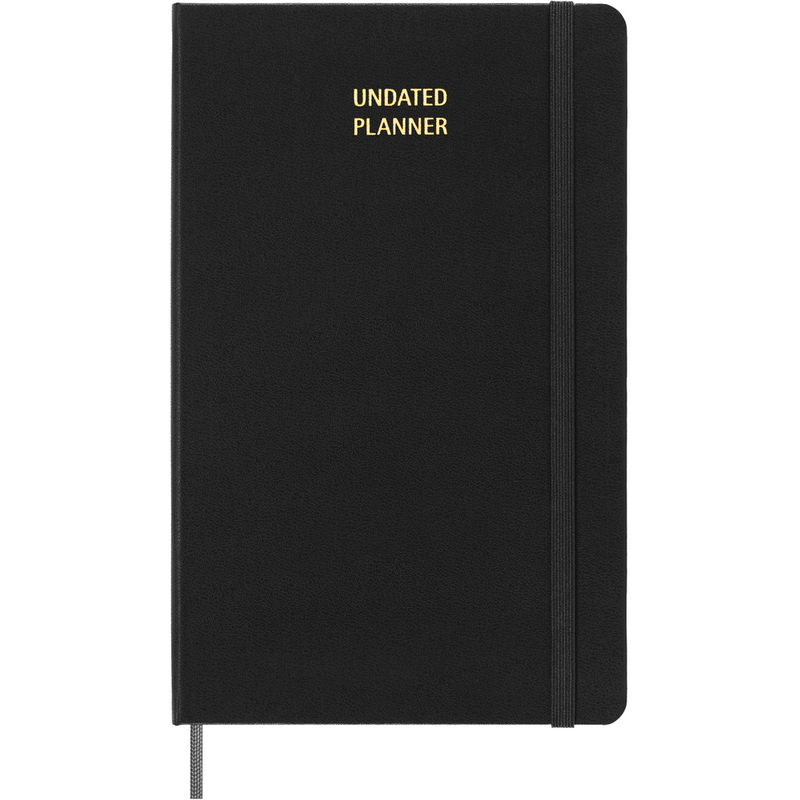 Spiralny kalendarz MOLESKINE UNDATED VM990-03 - czarny