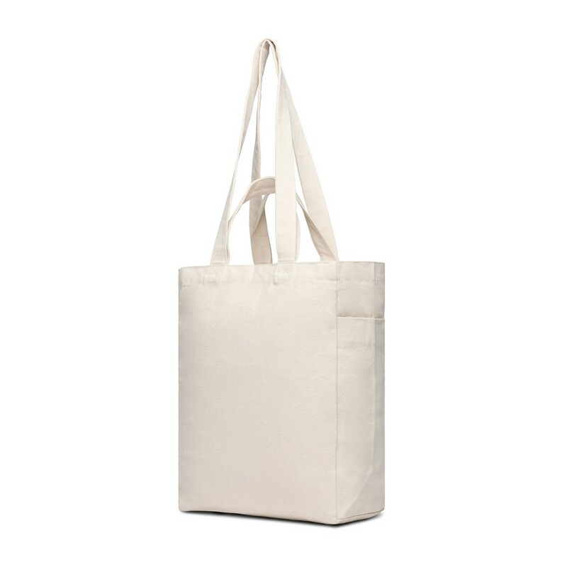 Torba na zakupy z plotna z recyklingu VINGA Hilo AWARE™ VG633-02 - bialy