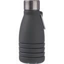 Skladana butelka sportowa 550 ml z karabinczykiem VA459-03 - czarny