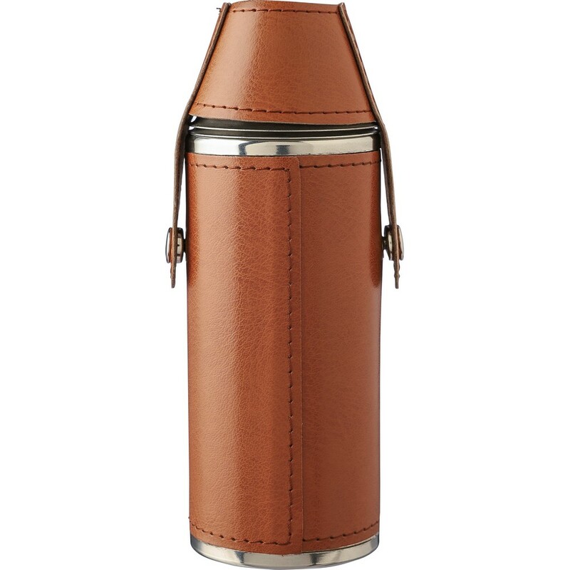 Piersiówka 230 ml VA428-16 - brązowy