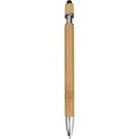 Bambusowy dlugopis, touch pen VA442-03 - czarny