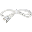 Kabel do ladowania i przesylania danych VA475-02 - bialy