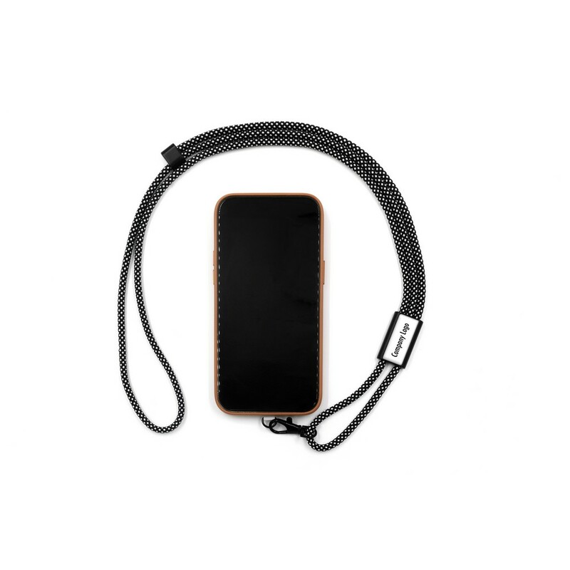 Smycz reklamowa BrandCharger Lany VA553-15 - grafitowy