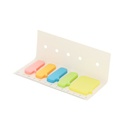 Zestaw do notatek ze zrecyklingowanych kartoników po mleku, karteczki samoprzylepne, linijka VA644-02 - biały