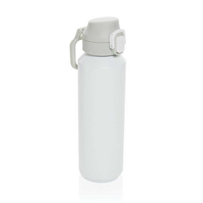 Butelka sportowa 600 ml Via P437.5003 - bialy
