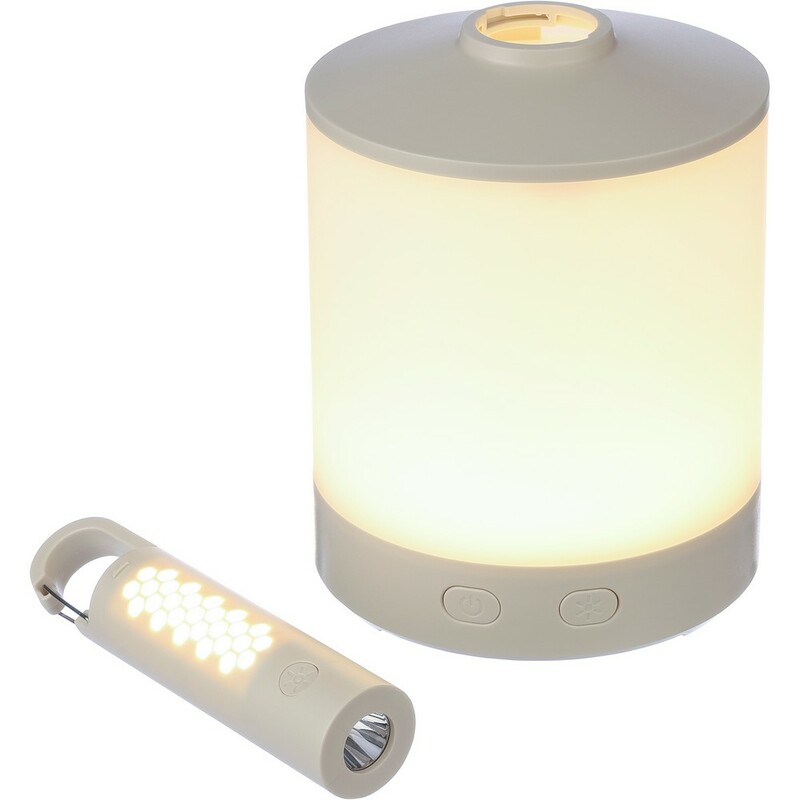 Wielofunkcyjna lampka kempingowa z funkcja RGB VA877-02 - bialy