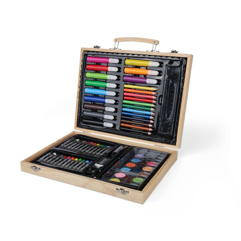 Zestaw do rysowania VA892-16 - brązowy