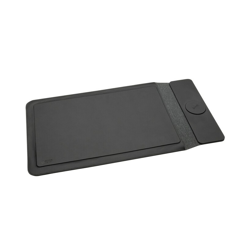 Pokrowiec na laptopa 15,6", magnetyczna ladowarka bezprzewodowa 15W Swiss Peak P309.0701 - czarny