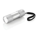 Latarka 9 LED Quattro P513.270 - srebrny