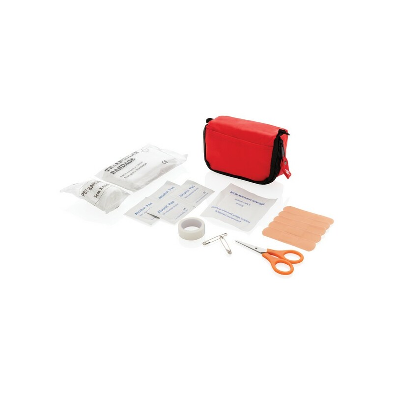 Apteczka w pokrowcu, 14 el. P265.310 - czerwony