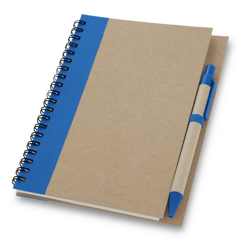 Notatnik ok. A5 z długopisem | Salvatore V2389-11 - niebieski