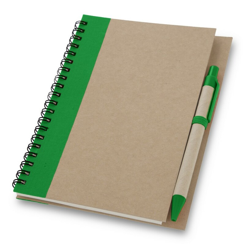 Notatnik ok. A5 z długopisem | Salvatore V2389-06 - zielony