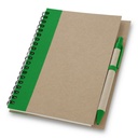 Notatnik ok. A5 z długopisem | Salvatore V2389-06 - zielony