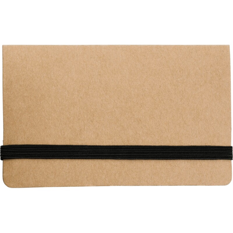 Zestaw do notatek, karteczki samoprzylepne V2685-18 - jasnobrązowy