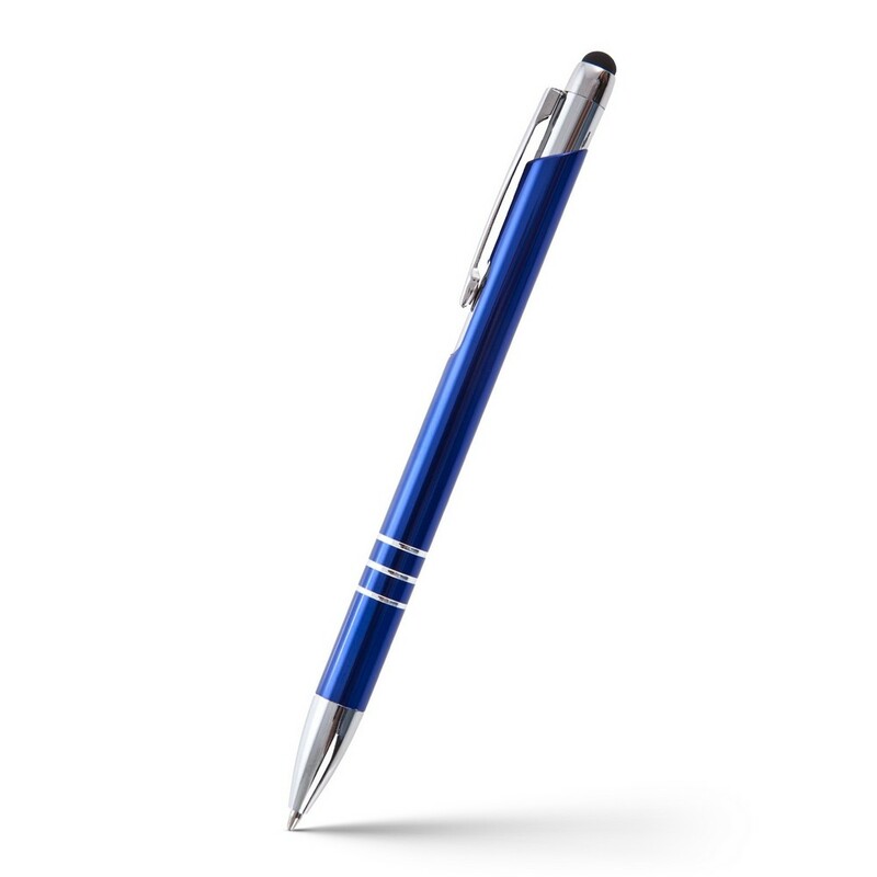 Długopis, touch pen | Zachary V1701-04 - granatowy