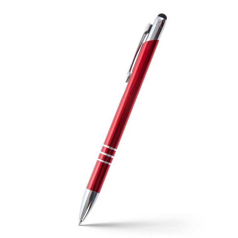Długopis, touch pen | Zachary V1701-05 - czerwony