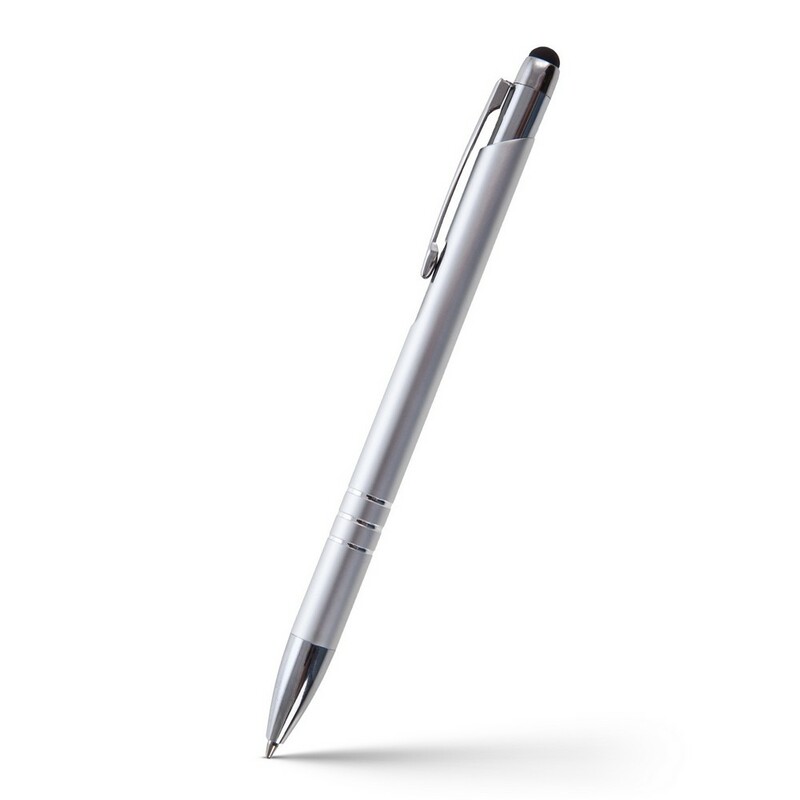 Długopis, touch pen | Zachary V1701-32 - srebrny