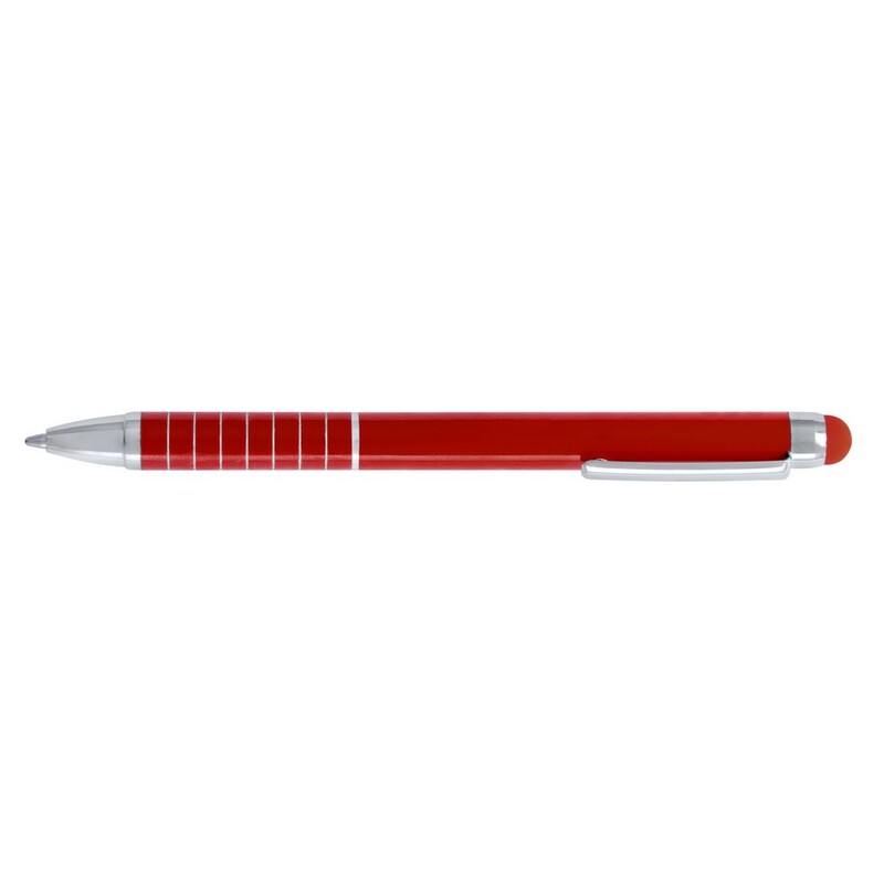 Dlugopis, touch pen V1657-05 - czerwony