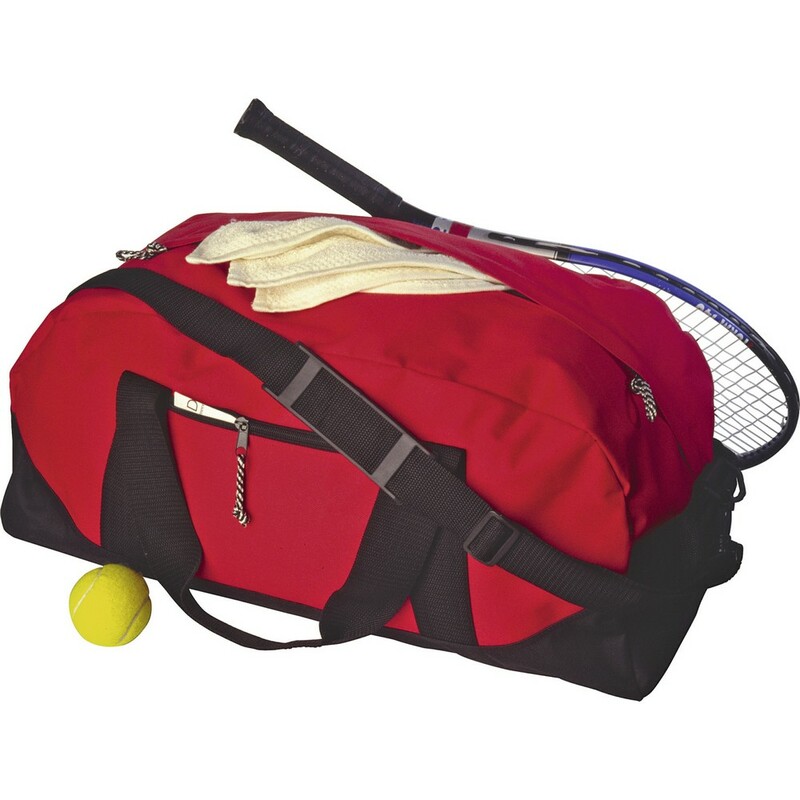 Torba sportowa, podrozna V4468-05 - czerwony