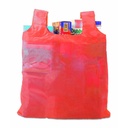 Torba na zakupy, składana V5804-05 - czerwony